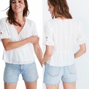 Madewell wrap blouse
